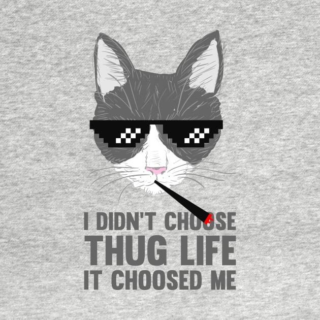 Thug Life CAT | I didn't choose THUG LIFE | Funny Cat by FLINE